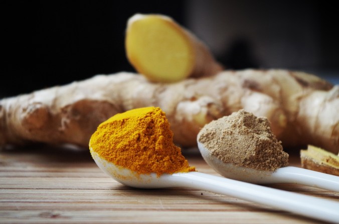 ginger, turmeric